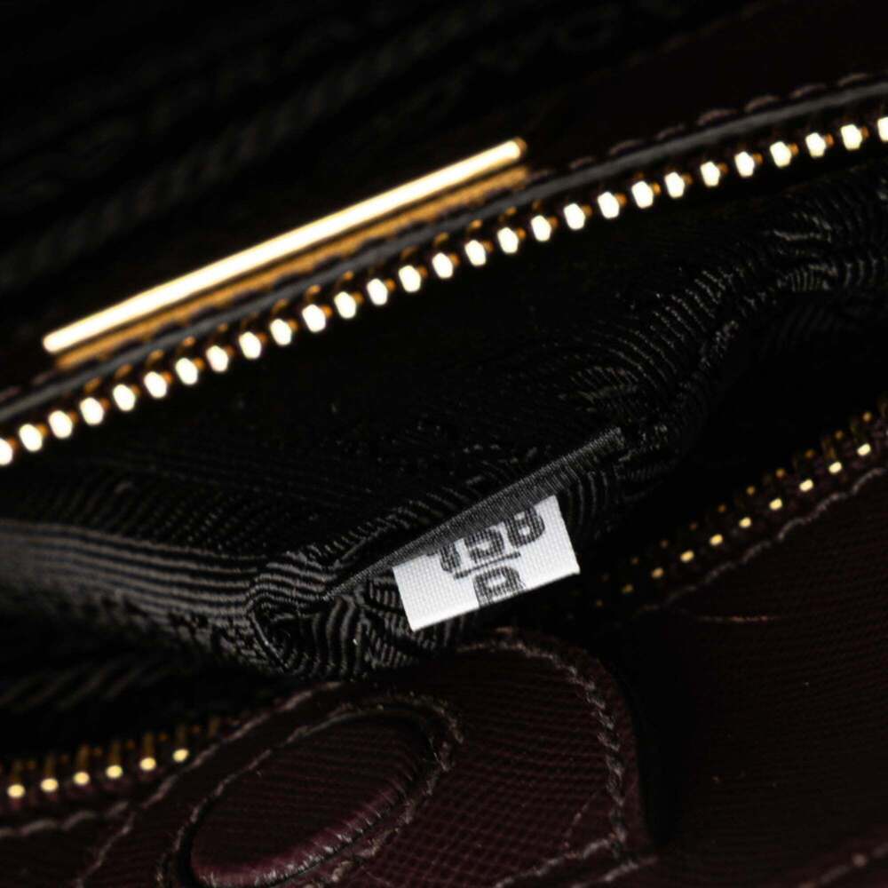 PRADA Purple Leather Shoulder Bag - Picture 8 of 10